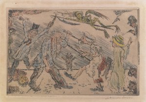 Hněv od James Ensor