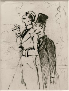 Dva pánové od James Sidney Ensor