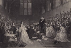 Proces s Thomasem, hrabětem ze Straffordu, ve Westminster Hall, 1641 od James F. Scott