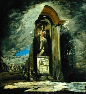 The Monument, cca 1916-17 (olej na plátně)