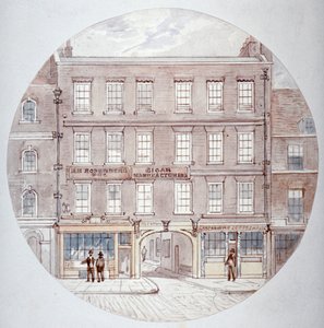 22 a 23 Farringdon Street, City of London, c1855.