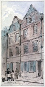 Domy v Blackhorse Alley, Fleet Street, City of London, 1850