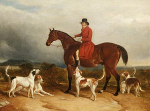 William Phillips z Risca Manor, Monmouthshire se psy, 1850-55