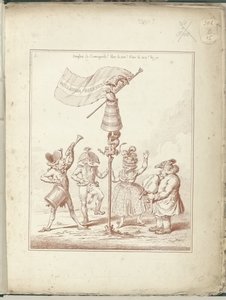 Titelprent ze série Hollandia Regenerata, 1795 Hollandia Regenerata (název na objektu) Hollandia Regenerata (název série)