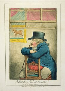 A Standing-dish at Boodles, publikovala Hannah Humphrey, 1800 od James Gillray
