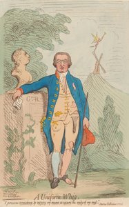 Jednotný whig --- od James Gillray