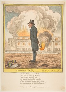 Rádce O.P.-Obránce našich divadelních svobod, 5. prosince 1809. od James Gillray
