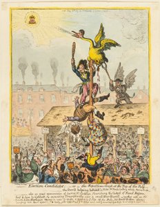 Volební kandidáti od James Gillray