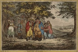 Fortune Hunting, zveřejněno 20. listopadu od James Gillray