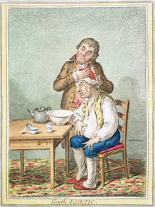 Gentle Emetic, publikoval Hannah Humphrey, 1804