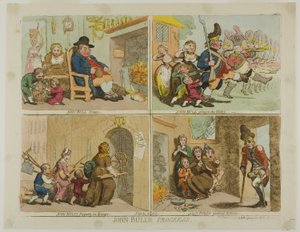 John Bulls Progress od James Gillray