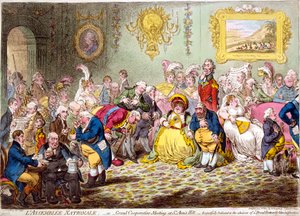Národní shromáždění, 1804. od James Gillray