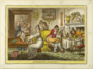 Matrimonial-Harmonics od James Gillray