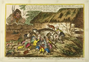 Více prasat než sýkor od James Gillray