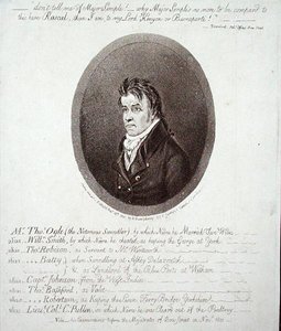 Pan Thomas Ogle, publikoval Hannah Humphrey v roce 1801 (lept) od James Gillray