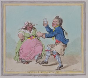 Moje anketa a můj partner Joe, vyryl T. Adams, hospoda. od Hannah Humphrey, 1796