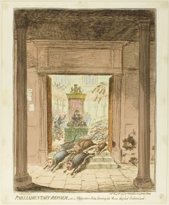 Parlamentní reforma od James Gillray