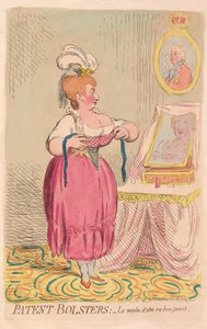Patent-Bolsters: The Way to Be in Good Point, hospoda. 1791 (ručně kolorovaná rytina)