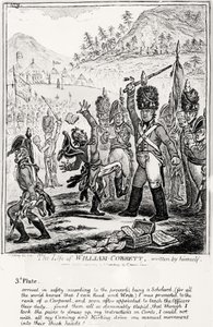 Deska 3, ze Života Williama Cobbetta, kterou napsal sám, hospoda. od H. Humphreyho, 1809 od James Gillray