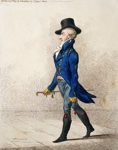 Portrait of a Man, publikovala Hannah Humphrey v roce 1803 (ručně kolorovaný lept)