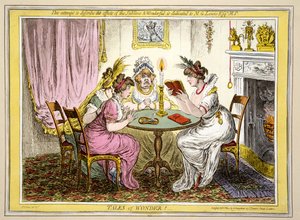 Tales of Wonder, hospoda. H. Humphrey, Londýn, 1802 (ručně kolorovaný lept)