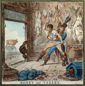 Talleyrand a Bonaparte od James Gillray