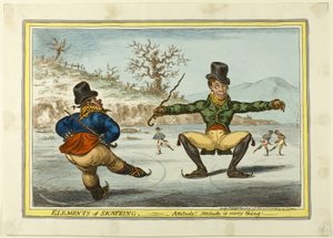 Prvky bruslení: Postoj je všechno od James Gillray