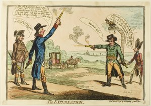 Vysvětlení od James Gillray