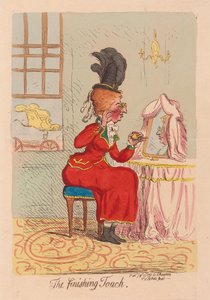 The Finishing Touch, hospoda. 1791 (ručně kolorovaná rytina)