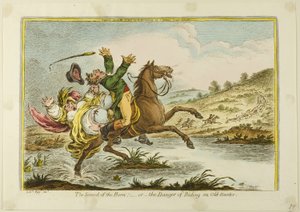 Zvuk rohu od James Gillray
