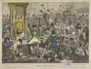 Union Club od James Gillray