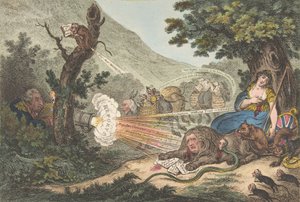 Zraněný lev, 16. července 1805, 16. července 1805. od James Gillray