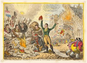 Skutečná reforma parlamentu od James Gillray