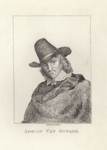 Adriaen van Ostade, pokřtěný jako Adriaen Jansz Hendricx. Vyleptán James Girtin.