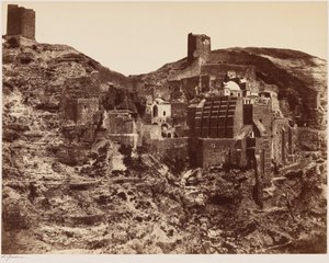 Klášter Mar Saba,c. 1855 (foto) od James Graham
