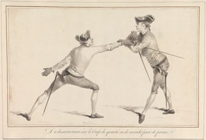 Odzbrojení na Quarte nebo Second Parried Prime od James Gwin