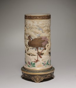 Váza, výrobce Worcester Porcelain Factory, 1873 od James Hadley
