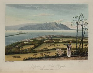 Kingston a Port Royale od James Hakewill