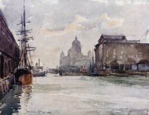 Kanceláře Dock Board z Albert Dock od James Hamilton Hay