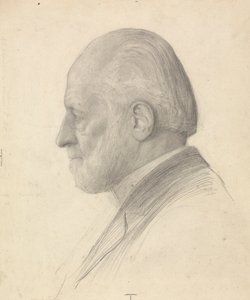 Portrét staršího gentlemana a portrét starší ženy od James Havard Thomas