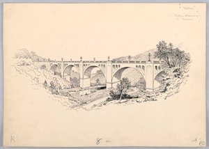 A Bridge, Design for Washington Board of Trade Dinner, 13. května 1908