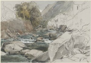 Tvář v Lynmouth, Devon od James Holland