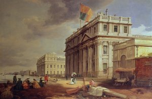 Greenwichská nemocnice, 1842 od James Holland