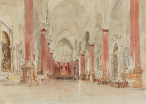 Interiér kostela San Giovanni e Paolo, Benátky od James Holland
