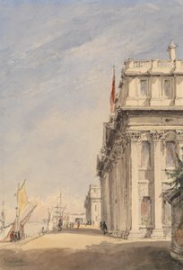 Fasáda Royal Naval College, Greenwich od James Holland