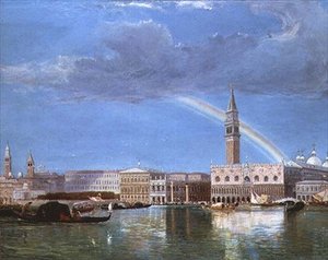 Piazzetta a Dóžecí palác z Bacino od James Holland