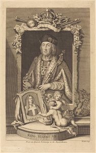 Král Jindřich VII od James Hulett after George Vertue