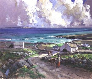 Atlantik z Bloody Foreland, Devon od James Humbert Craig