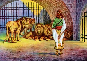 Daniel v jámě lvové - Bible
