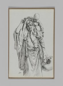 Typická žena z Jeruzaléma, ilustrace ze Života našeho Pána Ježíše Krista od James Jacques Joseph Tissot